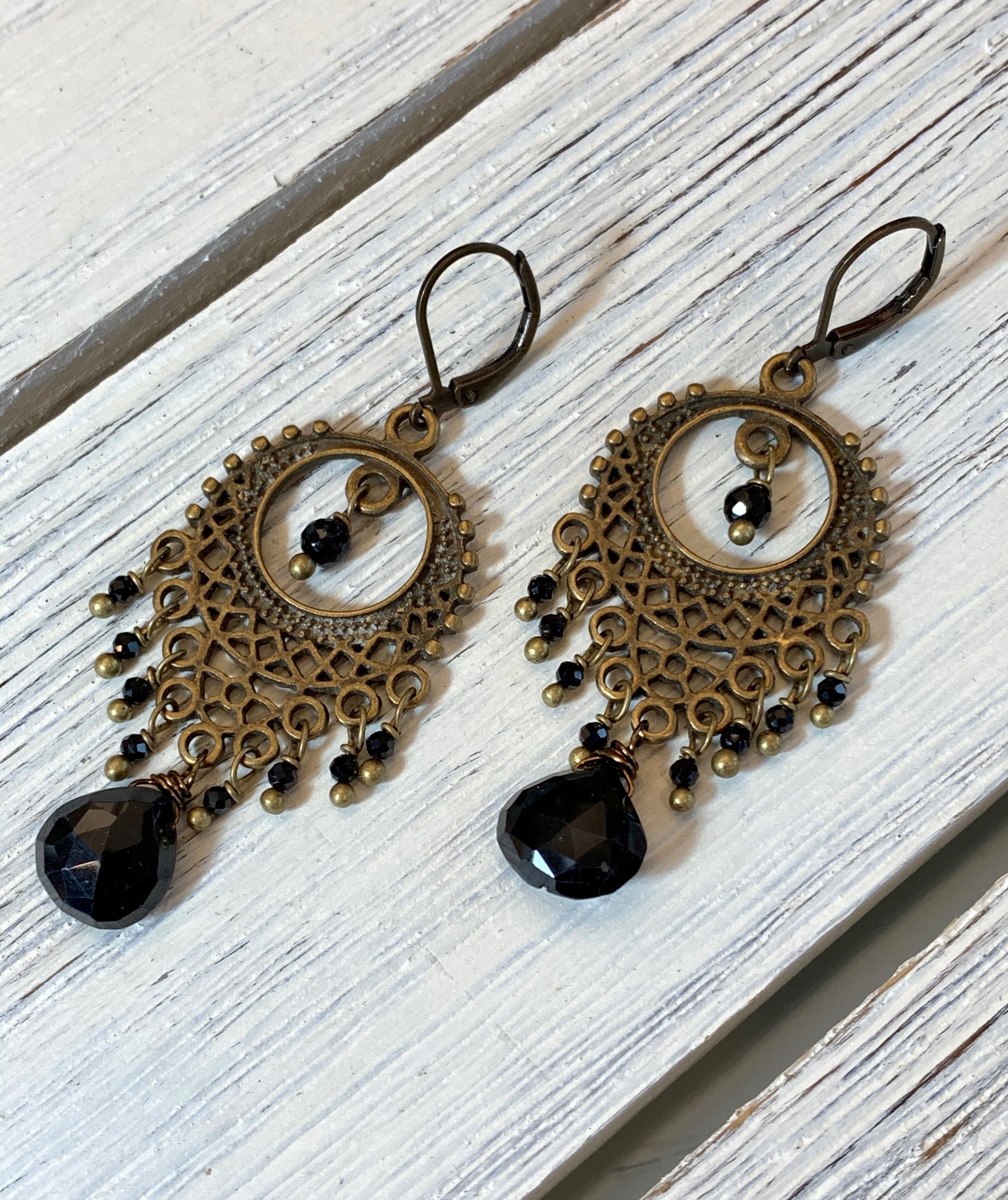 Boho on sale chandelier earrings